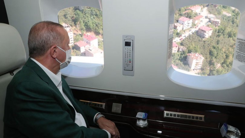 Son dakika! Cumhurbaşkanı Erdoğan selin vurduğu Giresun'da - Haberler