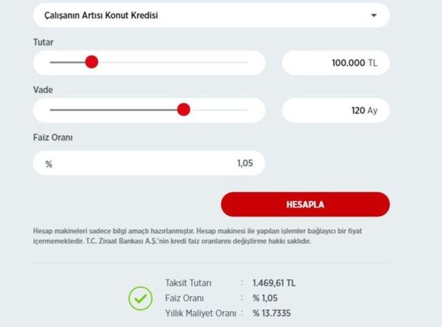 Konut kredisi hesaplama 2020! Yeni konut kredisi faiz oranları Halkbank, Vakıfbank, Ziraat Bankası