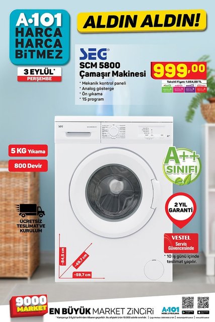 A101 aktüel ürünler kataloğu 3 Eylül 2020 Perşembe! A101 kataloğunda indirimli ne var?