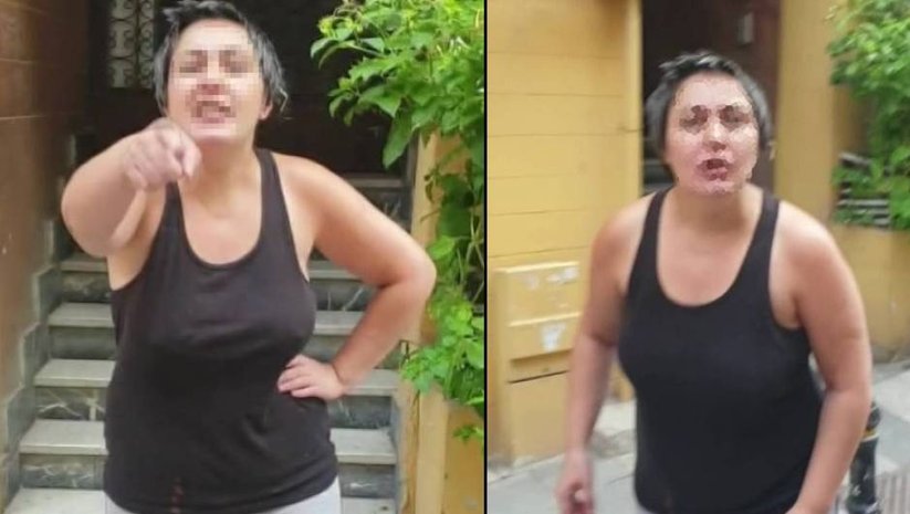 Kamerayı görünce saldırdı!