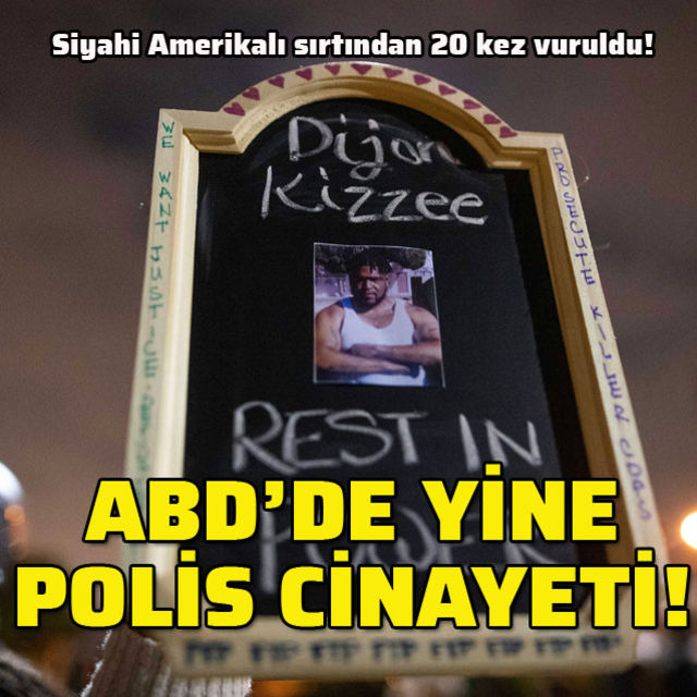 ABD'de bir siyahi daha polis tarafından öldürüldü!