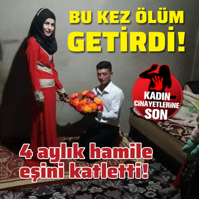 Tartıştığı 4 aylık hamile eşini katletti!