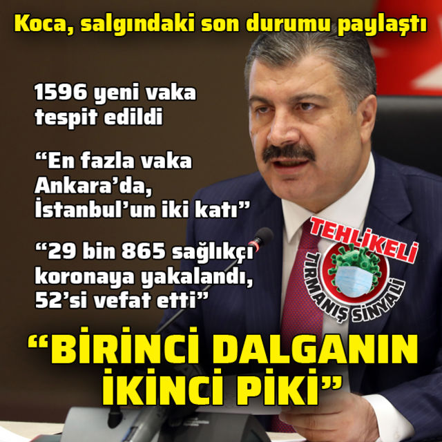 Kocadan Bilim Kurulu Toplantısı sonrası önemli açıklamalar
