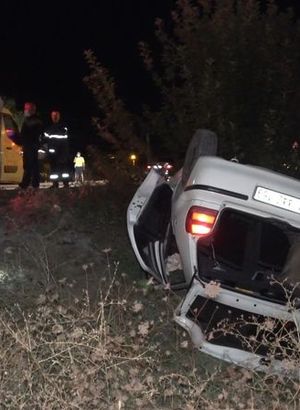 Kırıkkale'de iki otomobil çarpıştı: 4 yaralı