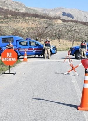 Gümüşhane'de bir mahalle karantinaya alındı