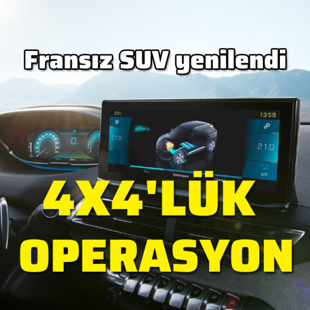 Artık dört tekerlekten çekecek