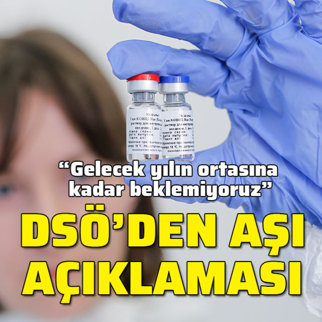 DSÖ'den aşı açıklaması!