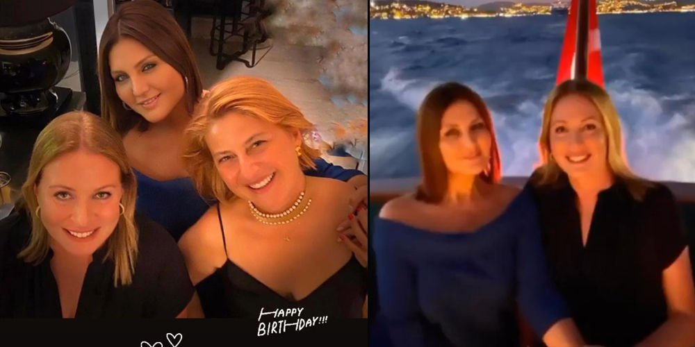 Koç ve ortağının kutlama gecesi...