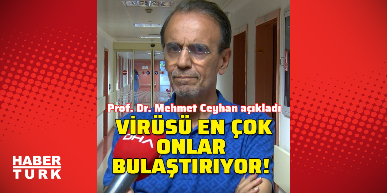 Prof.  Dr.  Mehmet Ceyhan explained: Most 10-18 year olds are transmitting coronavirus