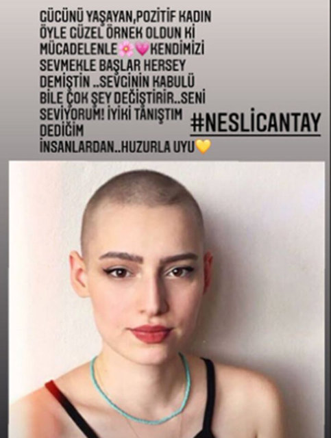 Ünlü isimlerden Neslican Tay paylaşımı - Magazin haberleri ...