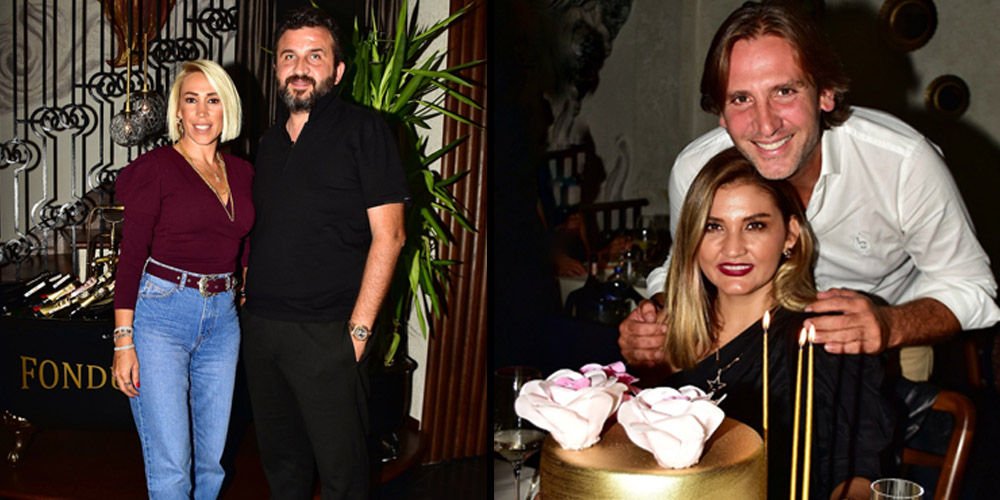 Dostlardan doğum günü kutlaması...