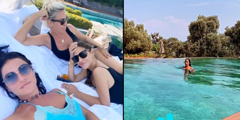 Bodrum'un keyfini çıkardı