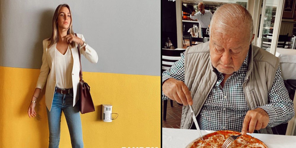 Alkoçlar dedesiyle yemekte...