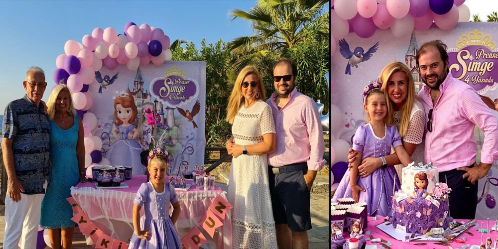 Sanderler'den kızlarına özel kutlama