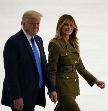 ABD Başkanı Donald Trump ve eşi Melania Trump