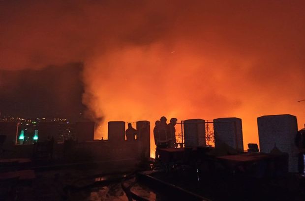 Ankara'daki Estergon Kalesi'nde yangın