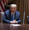 Yeni tip koronavirüs (Kovid-19) tedavisi gören ABD Başkanı Donald Trump