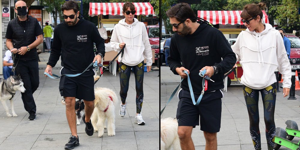 Dinçkök ve Kozanoğlu yürüyüşte