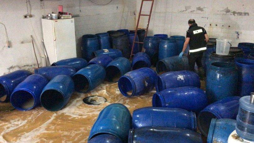 İstanbul’da sahte içki operasyonu! bin 110 litre sahte içki ele geçirildi