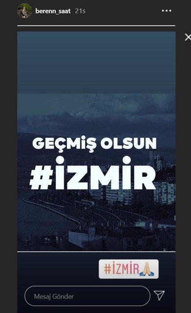 Ünlülerden İzmir depremi paylaşımları - Magazin haberleri