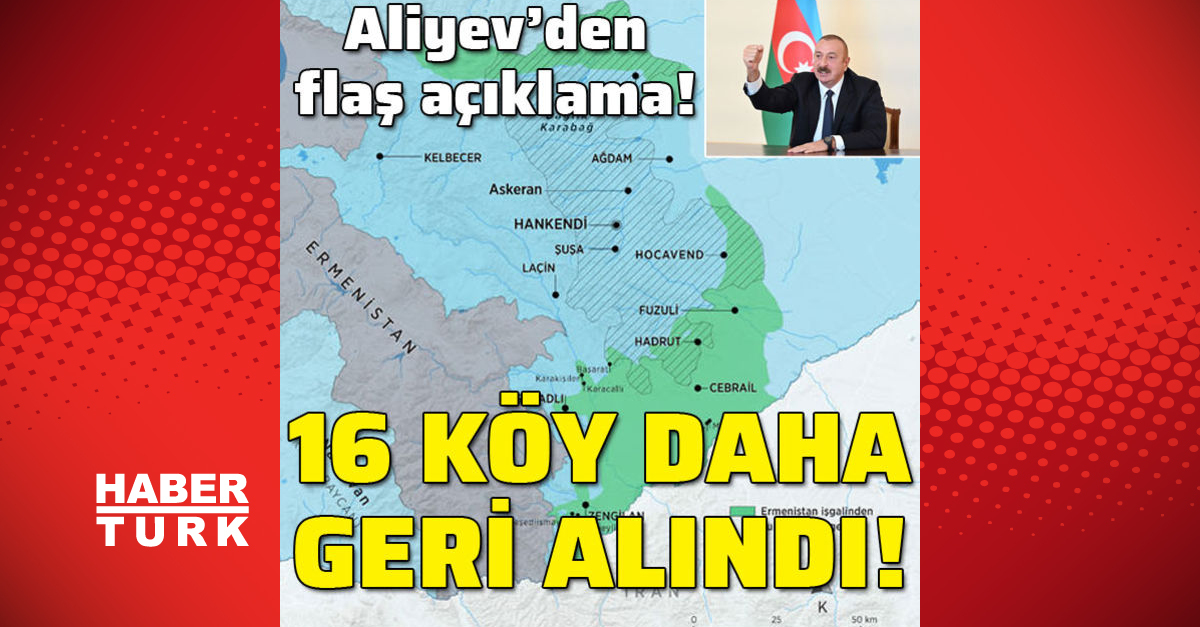 SON DAKİKA Azerbaycan!  16 köy geri alındı!  Ermeniler Türk mezarlarını yıktı!  – HABERLER