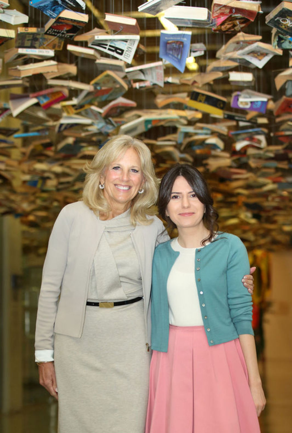 Jill Biden, spoke four years ago, the visit of the Turkish author of Haberturk Kubra to Par.