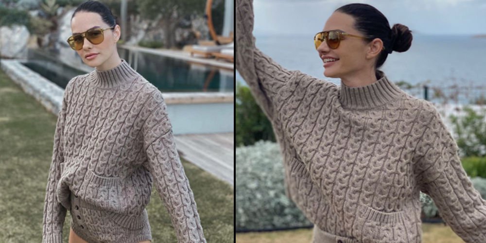 Özilhan'dan kış pozu