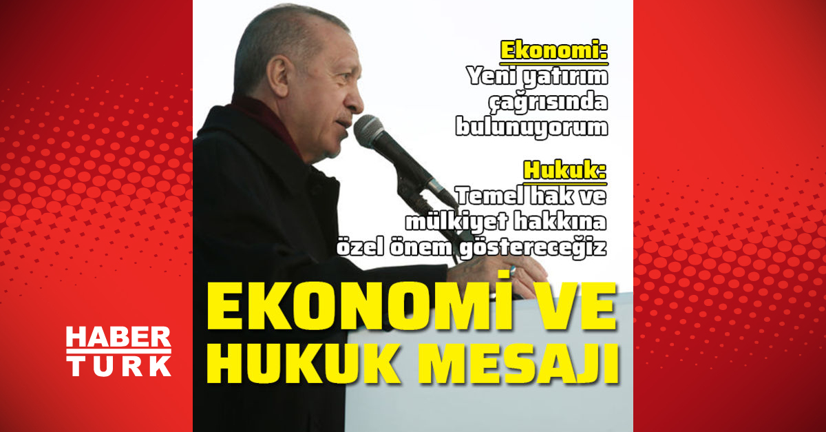 President Erdoğan Last minute economic statement: From now on …