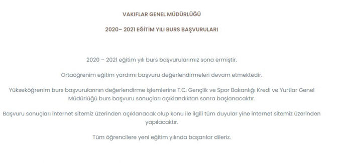 VGM burs sonuçları 2020 ne zaman açıklanacak? VGM burs ...