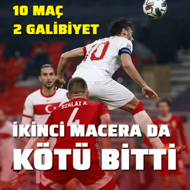 10 maçta 2 galibiyet!