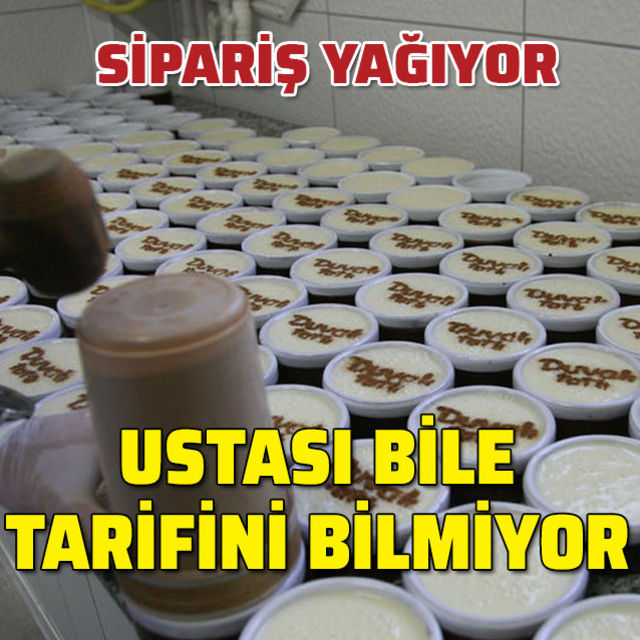 Ustası bile tarifini bilmiyor... Sipariş yağıyor