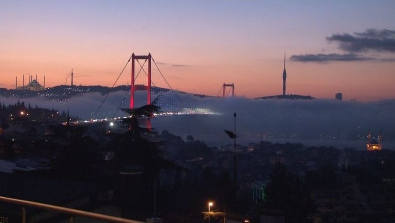 Sisin etkili olduğu İstanbul Boğazı görünmez oldu - Haberler