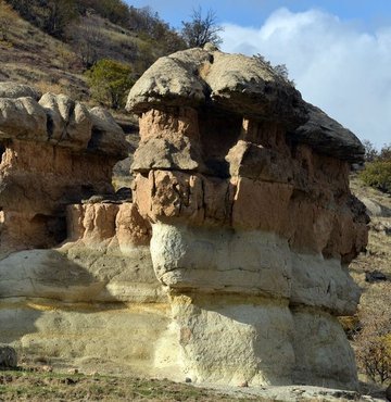 Nevşehir'in peribacalarını andırsa da burası Bingöl!