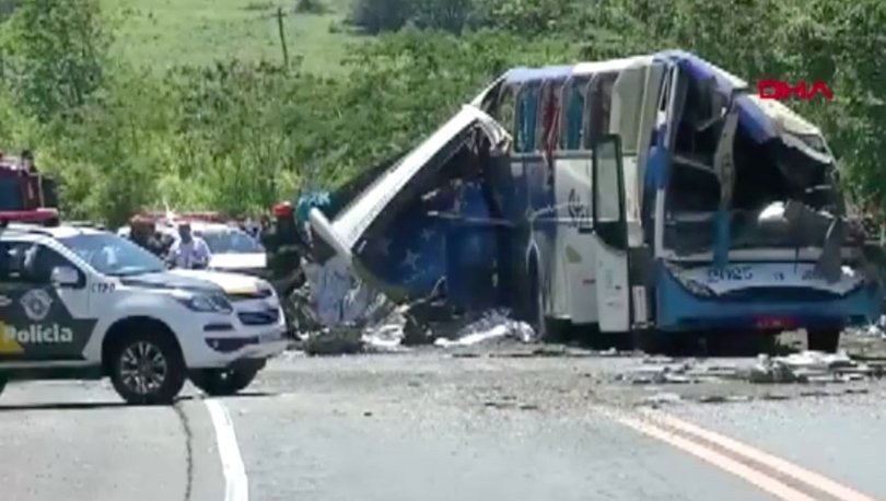 Son dakika: Brezilya'da katliam gibi trafik kazası: 37 ölü, 15 yaralı! - Haberler