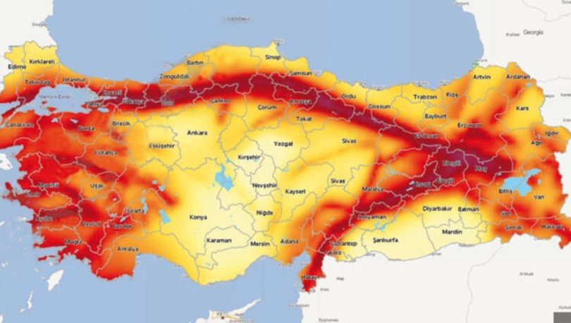 Fay hattı sorgulama ekranı! Evimin altından fay hattı geçiyor mu? 2020 Türkiye deprem haritası