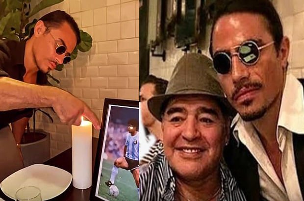 Maradona'nın masasını rezerve etti