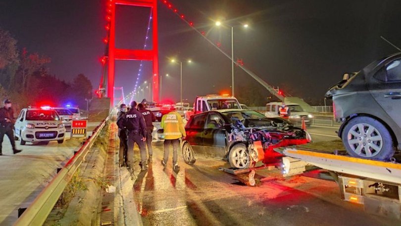 FSM Köprüsü'ndeki trafik kazasında 3 kişi yaralandı