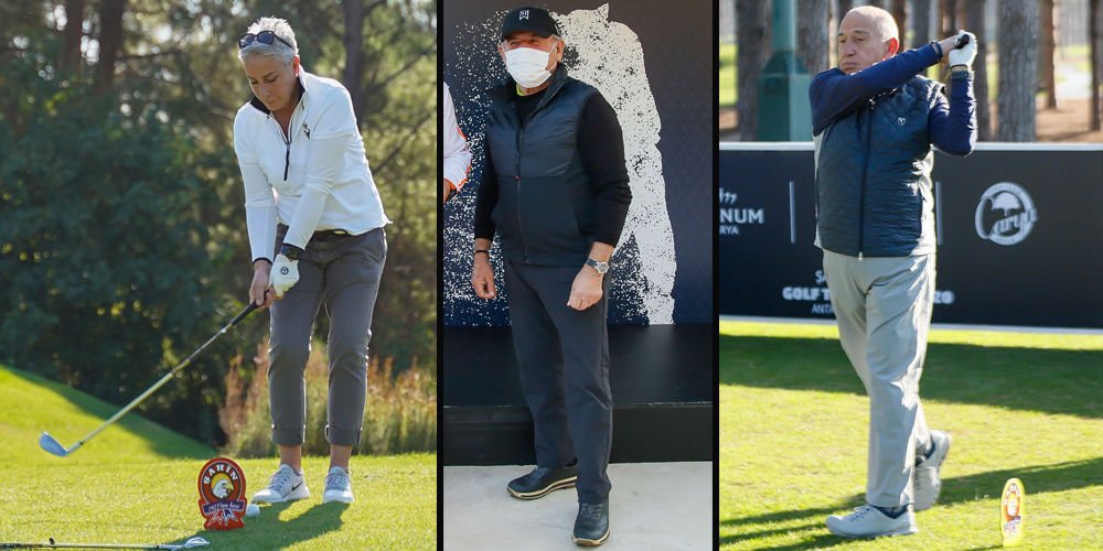 Golf tutkunları Antalya'da...