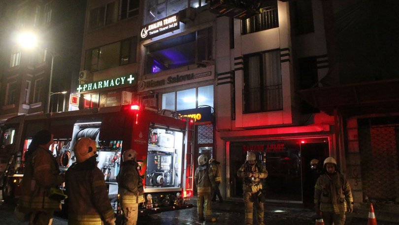 Son dakika haberi: Taksim'de otelde yangın! - Haberler
