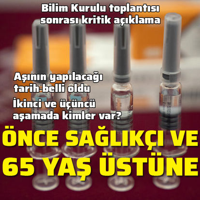 Öncelikle Sağlık Çalışanları Ve 65 Yaş Üstü Vatandaşlara Uygulanacak 2 SON DAKİKA! Sağlık Bakanı Fahrettin Koca'dan aşı uygulamasıyla ilgili önemli açıklamalar
