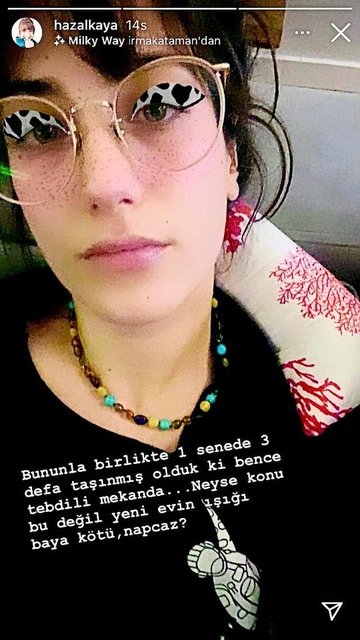 Hazal Kaya: Bir senede üç defa taşınmış olduk - Magazin haberleri