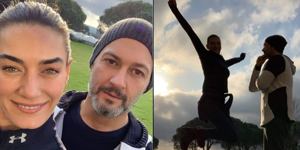 Aşıklar doğada karantinada...