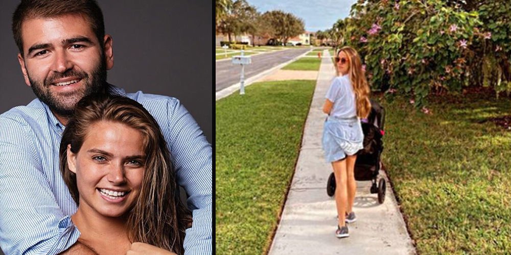 Bebeğiyle ilk kez...