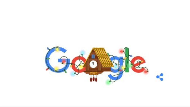 Google 2020 yılbaşı için Doodle yayınladı! Google'dan kafa karıştıran 202 paylaşımı