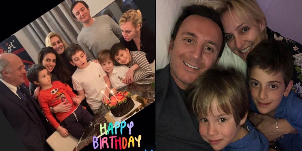 Oğullarına sürpriz kutlama...