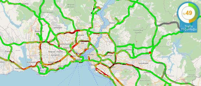son dakika haberi istanbul un cile saatleri trafik haritasi son dakika haberleri