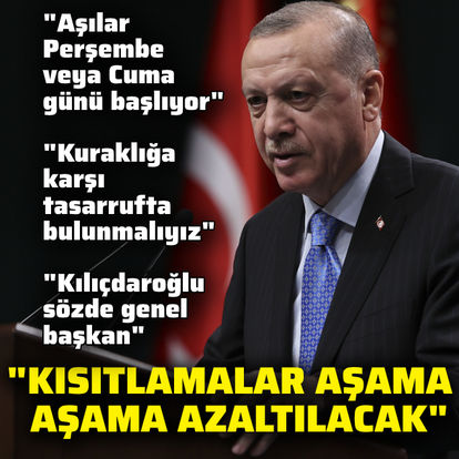Son dakika... Cumhurbaşkanı Recep Tayyip Erdoğan'dan önemli açıklamalar