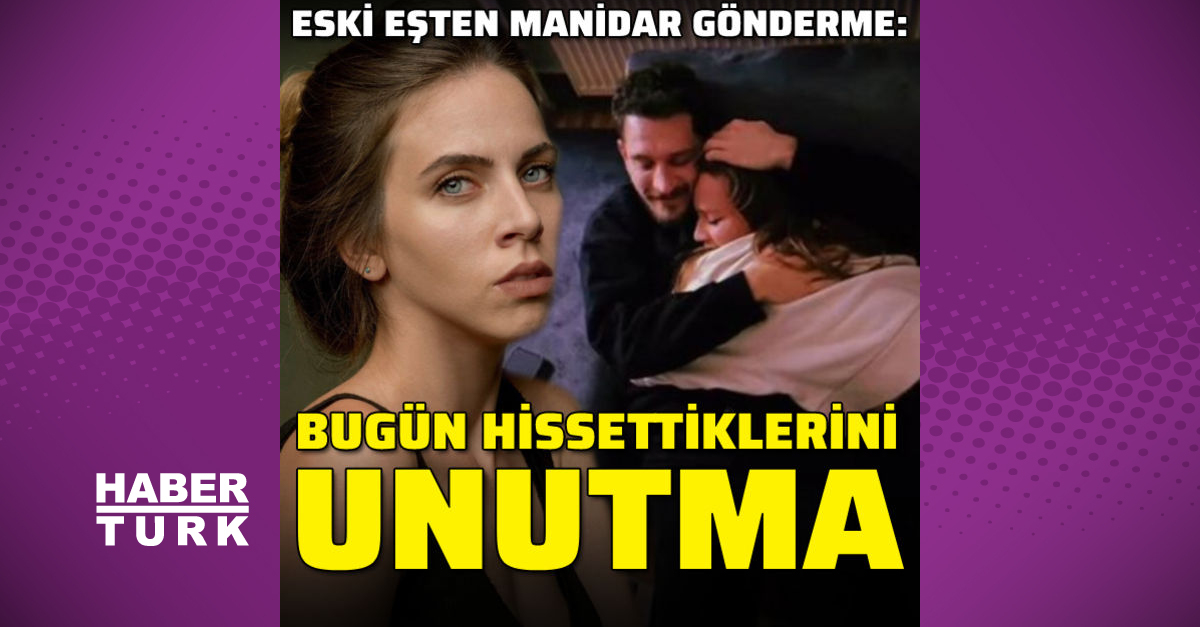 Uraz Kaygılaroğlu�nun eski eşi Melis İşiten�den manidar gönderme! Gamze