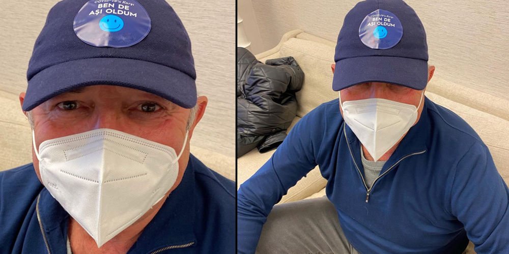 Akın koronavirüs aşısı oldu!