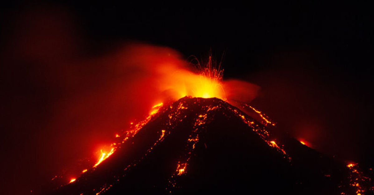 Meteorolojiden Etna Yanardağ Açıklaması